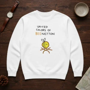 Awesome United Colors Of Bee Netton Bee Logo Sweater
