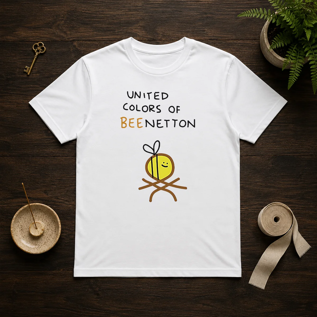 Awesome United Colors Of Bee Netton Shirt Awesome United Colors Of Bee Netton Shirt