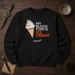 Awesome Vitalant My Blood Type Is ICE Cream Sweater