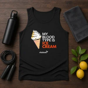 Awesome Vitalant My Blood Type Is ICE Cream Tank Top