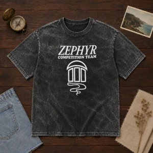 Awesome Zephyr Competition Team Washed T-Shirt