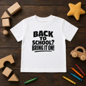 Funny Back To School Proud Silhouette Kids T-Shirt