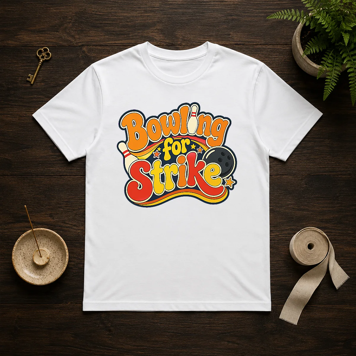 Funny Bowling For Strike Groovy Retro Shirt Funny Bowling For Strike Groovy Retro Shirt
