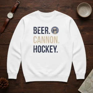 Funny Columbus Blue Jackets Beer Cannon Hockey Sweater