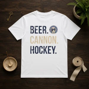 Funny Columbus Blue Jackets Beer Cannon Hockey