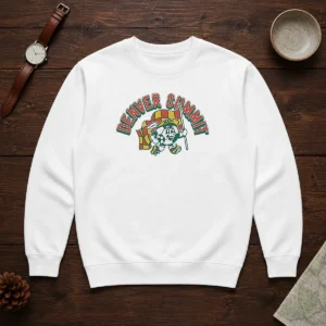 Funny Denver Summit Mascot Soccer Ball Character Sweater