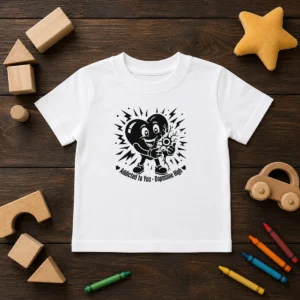 Funny Dopamine Addicted To You Silhouette Love Kids T-Shirt