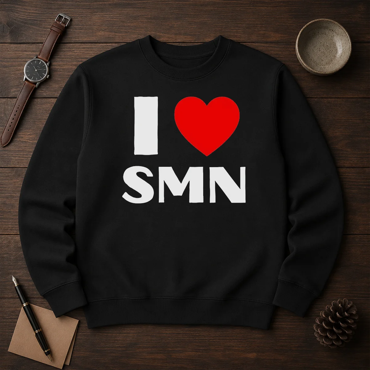 Funny I Love SMN Sweater