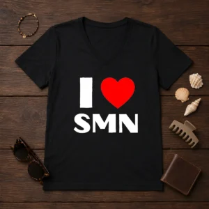 Funny I Love SMN V-Neck Shirt