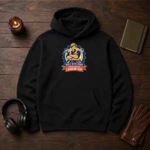 Funny Labour Day Proud Worker Vector Shirt For Hardworking Fans Hoodie