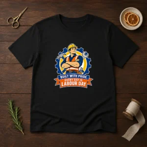 Funny Labour Day Proud Worker Vector Shirt For Hardworking Fans