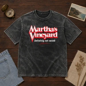Funny Marthas Vineyard Washed T-Shirt