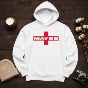 Funny Maybe Mib Minimalist Hoodie