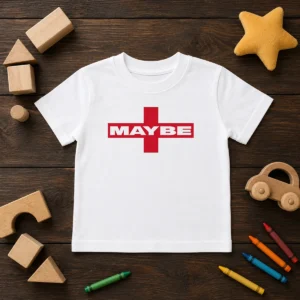 Funny Maybe Mib Minimalist Kids T-Shirt