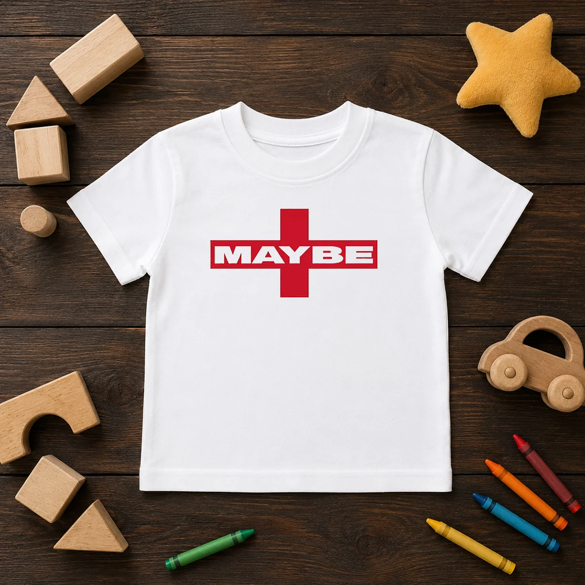 Funny Maybe Mib Minimalist Kids T-Shirt