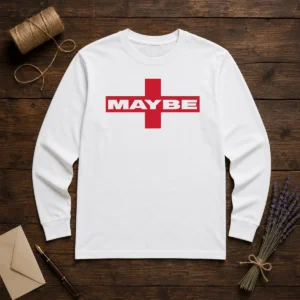 Funny Maybe Mib Minimalist Long Sleeve Shirt