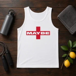 Funny Maybe Mib Minimalist Tank Top