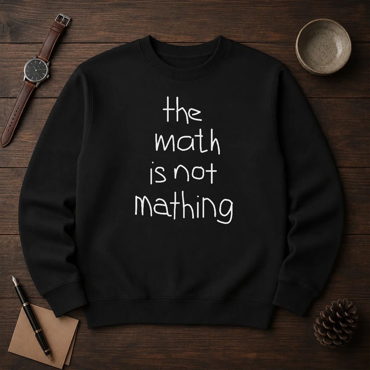 Funny The Math Is Not Mathing Sweater