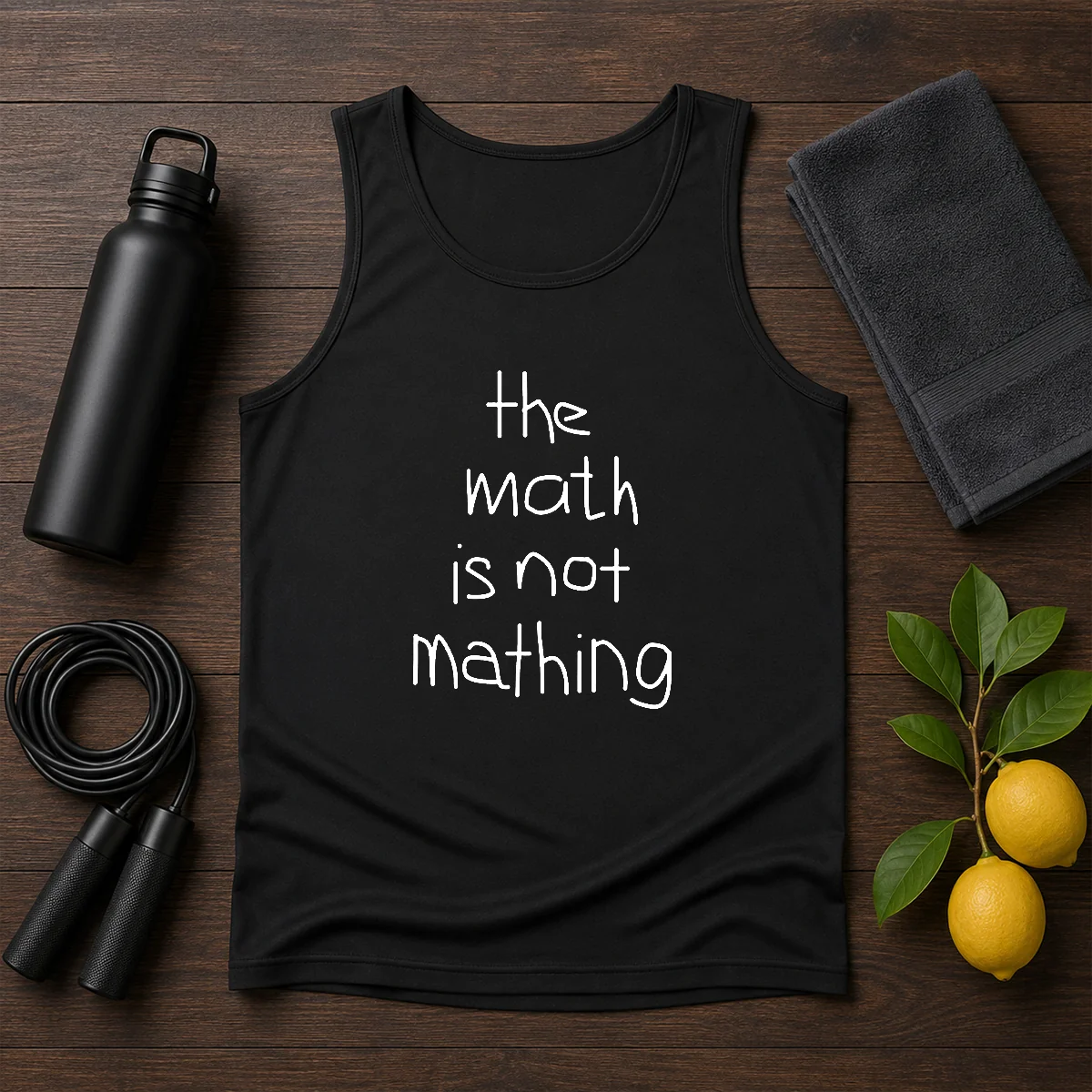 Funny The Math Is Not Mathing Tank Top