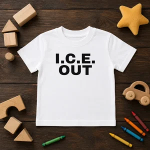 Funny Wendy Ortiz ICE Out Kids T-Shirt