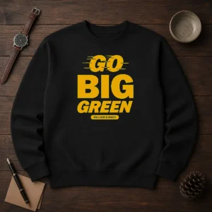 Funny William And Mary Tribe Go Big Green Sweater