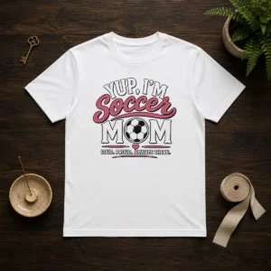 Funny Yup I'M A Soccer Mom Loud Proud Always There