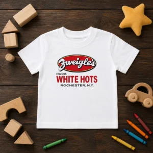 Funny Zweigle'S Famous White Hots Rochester NY Kids T-Shirt