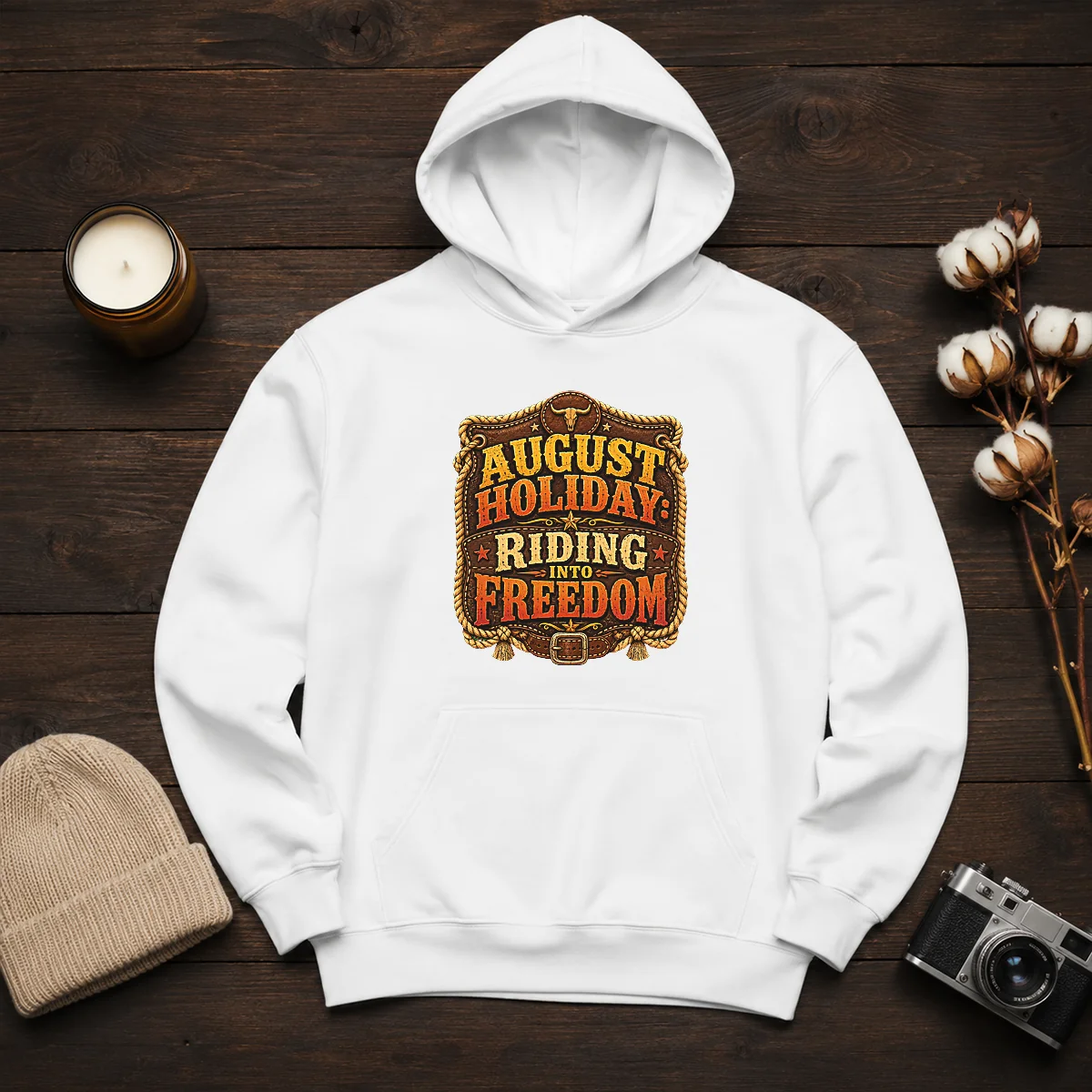 Good August Holiday Western Freedom Ride Hoodie