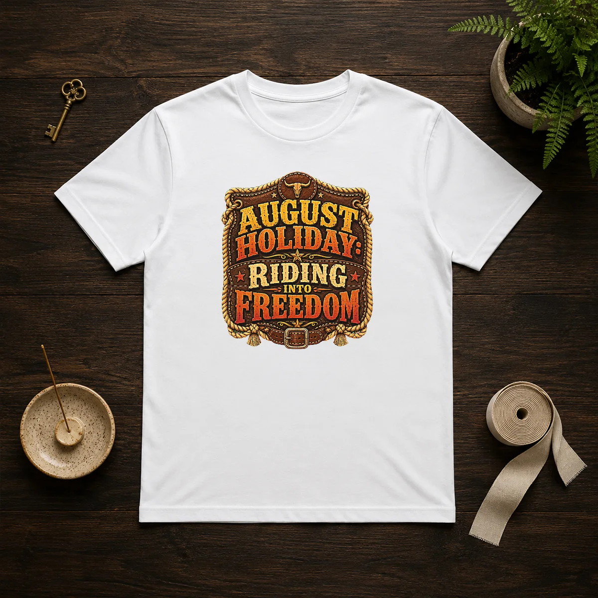 Good August Holiday Western Freedom Ride Shirt Good August Holiday Western Freedom Ride Shirt