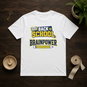 Good Back To School Brainpower Typography