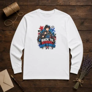 Good Back To School Pride Anime Streetwear Long Sleeve Shirt
