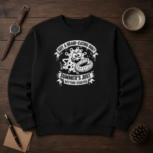 Good Brain Eating Bug Summer Stencil Sweater