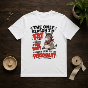 Good Donkey The Only Reason I'M Fat Is Because A Tiny Body Couldn'T All This Personality