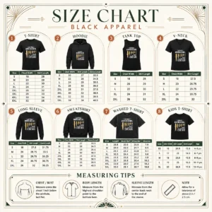 Size chart for Good I'M Ammosexual I Love Guns Bullet Caliber Chart with measurements in inches and cm