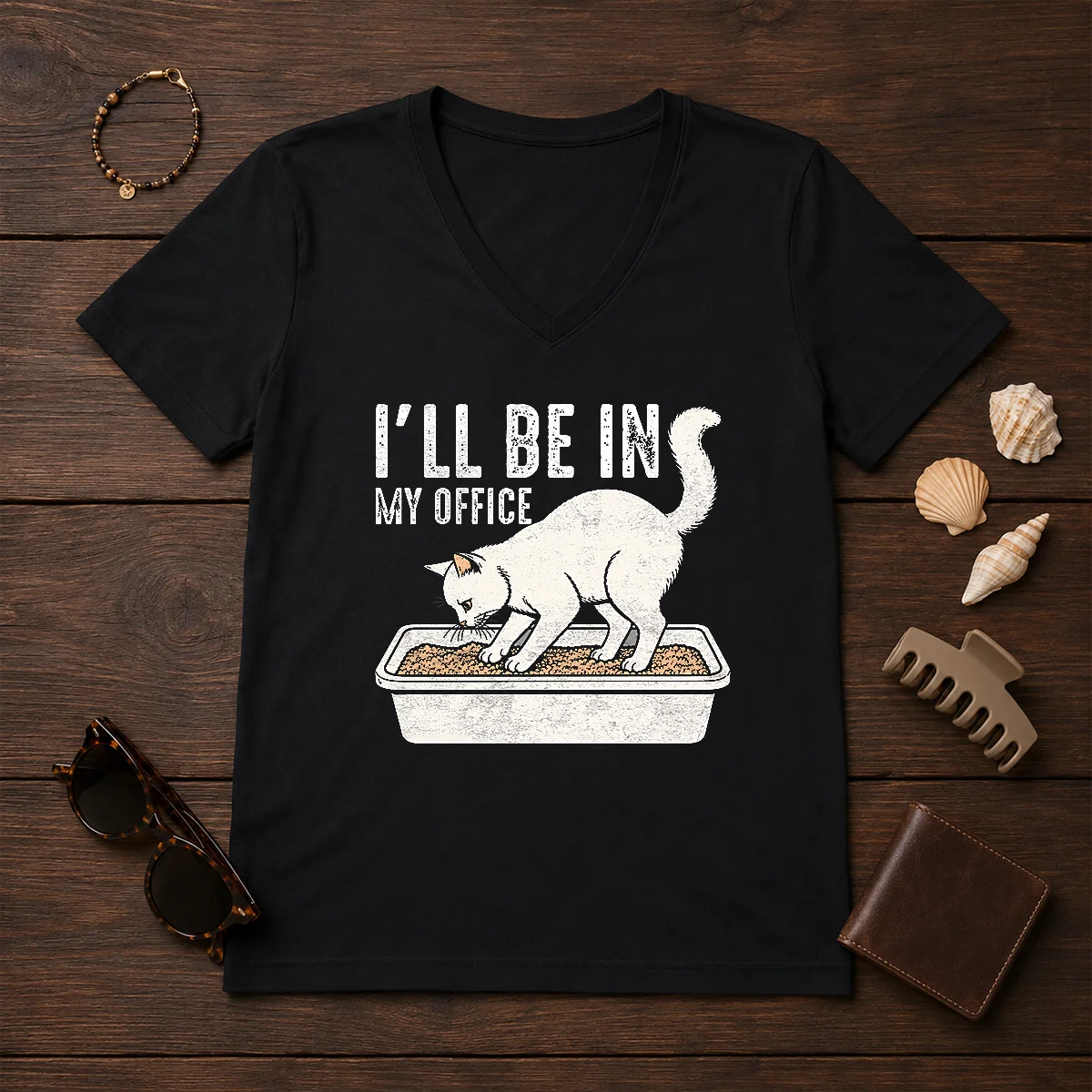 Good I Will Be In My V-Neck Shirt Good I Will Be In My V-Neck Shirt