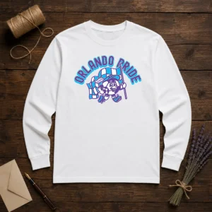 Good Kid'S Orlando Pride Soccer Player Grey Long Sleeve Shirt