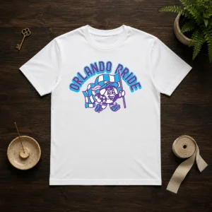 Good Kid'S Orlando Pride Soccer Player Grey t shirt featuring a comfortable fit and bold soccer player graphic