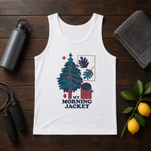 Good My Morning Jacket Tree Logo Tank Top