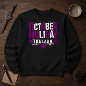 Good October Holiday Ireland Stencil For Cozy Fall Celebrat Sweater