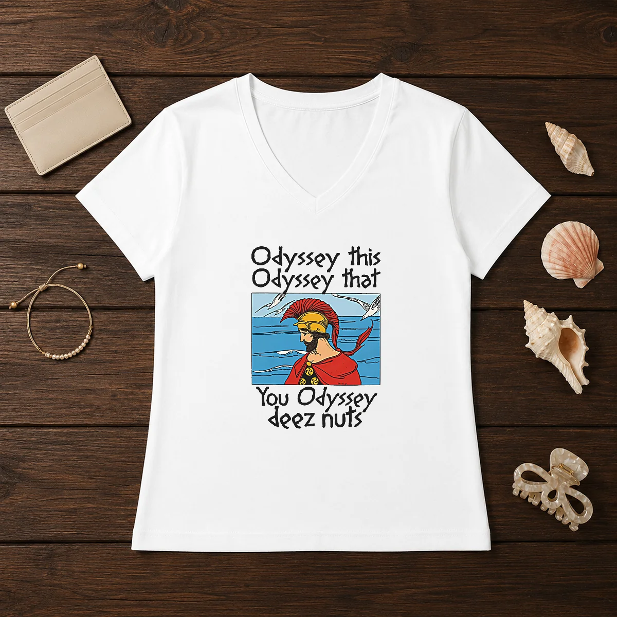 Good Odyssey This Odyssey That. You V-Neck Shirt Good Odyssey This Odyssey That. You V-Neck Shirt