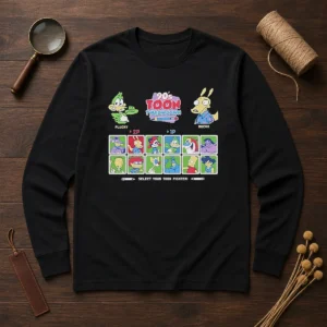 Good Plucky Rocko Darkwing Duck Ren Stimpy Doug Tommy Pickles Pinky The Tick Bart Goku 90s Toon Throwdown Select Your Toon Fighter Long