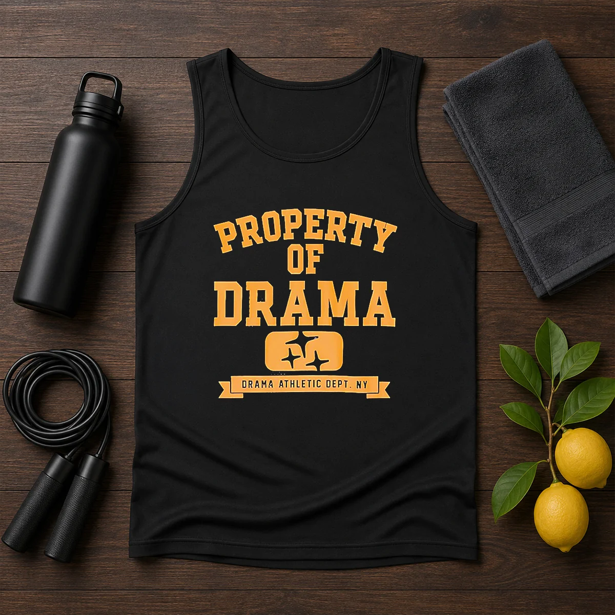 Good Property Of Drama Athletic Dept NY Tank Top