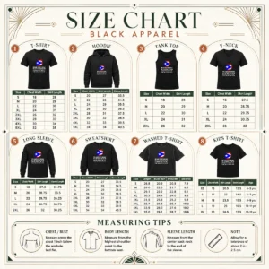 Size chart for Good Puerto Rican Pride We Are Puerto Rican We Say What We Mean And Mean What We Say with measurements in inches and cm