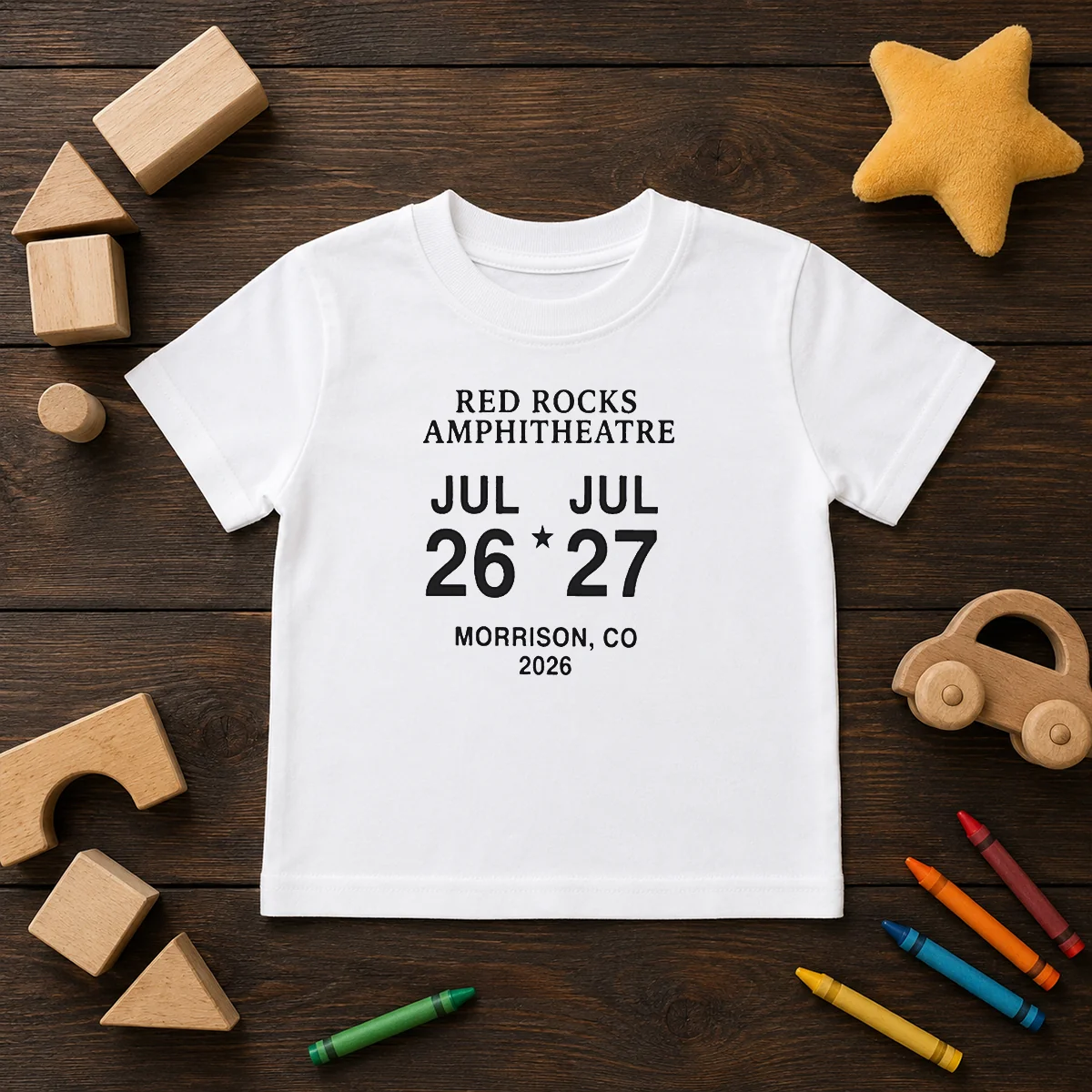 Good Red Rocks Amphitheatre July 26 To 27 2026 Morrison CO Event Kids T-Shirt