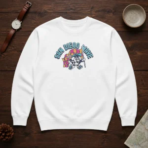 Good San Diego Wave Mascot Soccer Ball Character Sweater