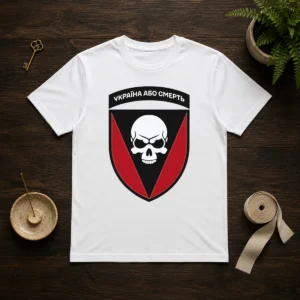 Good Ukraine Or Death Skull Emblem Military Tactical