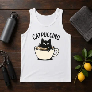 Hot Catpuccino Tank Top
