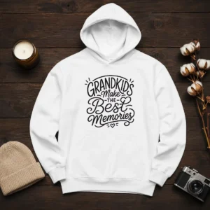 Hot Grandparents Day Grandkids Make The Best Memories Lin Hoodie