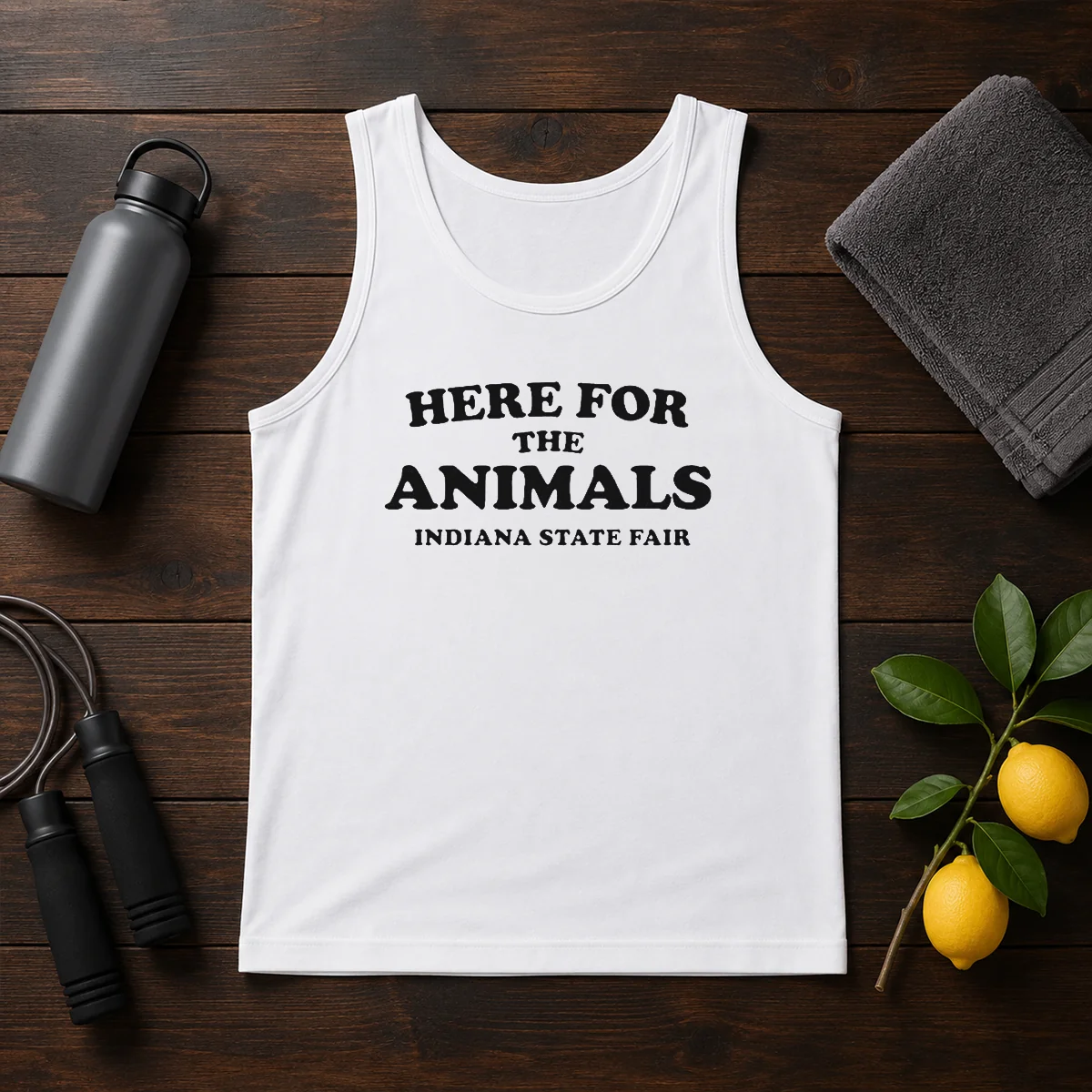 Hot Here For The Animals Indiana State Fair Tank Top