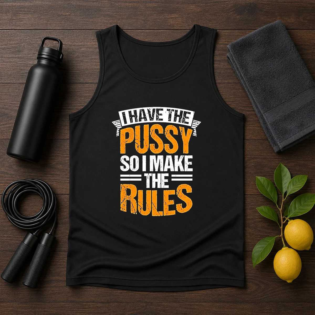 Hot I Have The Pussy Soii Make The Rules Tank Top